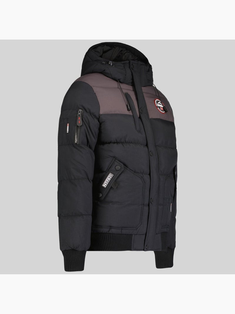 Parka com capuz volva – geographical norway Preto - Kiabi