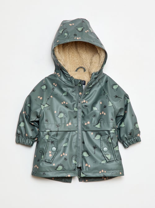 Parka com interior efeito ovelha - Kiabi