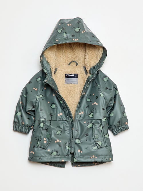 Parka com interior efeito ovelha - Kiabi