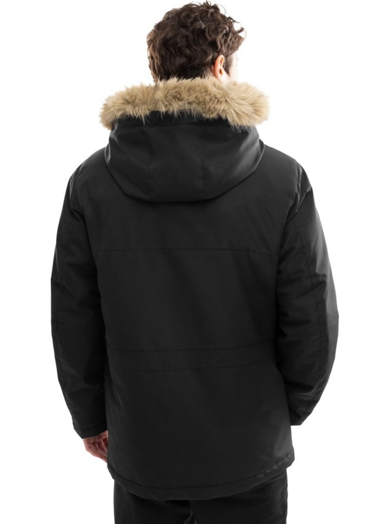 Parka com isolamento térmico para homem Preto - Kiabi