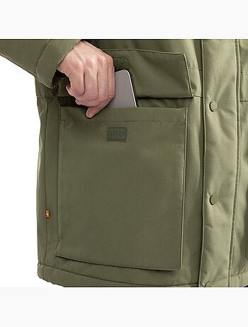 Parka com isolamento térmico para homem