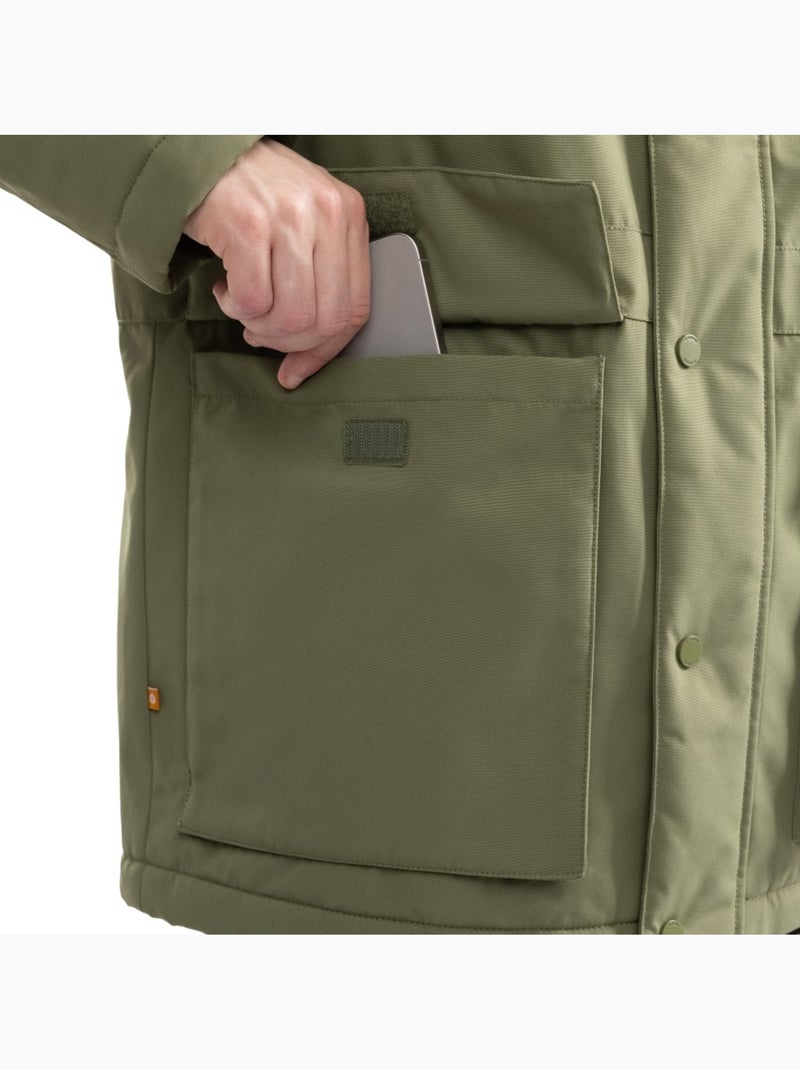 Parka com isolamento térmico para homem Verde - Kiabi