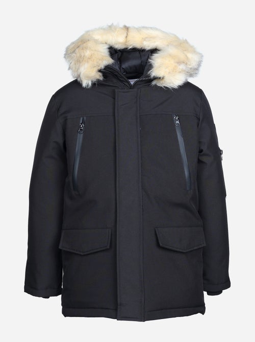 Parka com pele removível - Kizco - Kiabi Parka com pele removível - Kizco - Kiabi