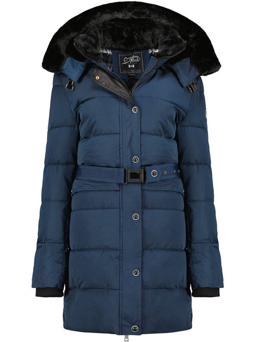 Parka comprida com capuz amovível e pelo sintético bettineak – canadian peak - Kiabi Parka comprida com capuz amovível e pelo sintético bettineak – canadian peak - Kiabi