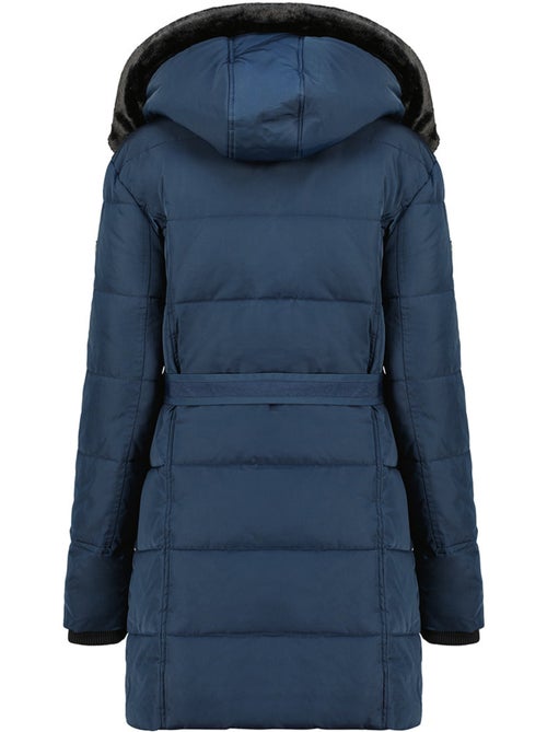 Parka comprida com capuz amovível e pelo sintético bettineak – canadian peak - Kiabi Parka comprida com capuz amovível e pelo sintético bettineak – canadian peak - Kiabi