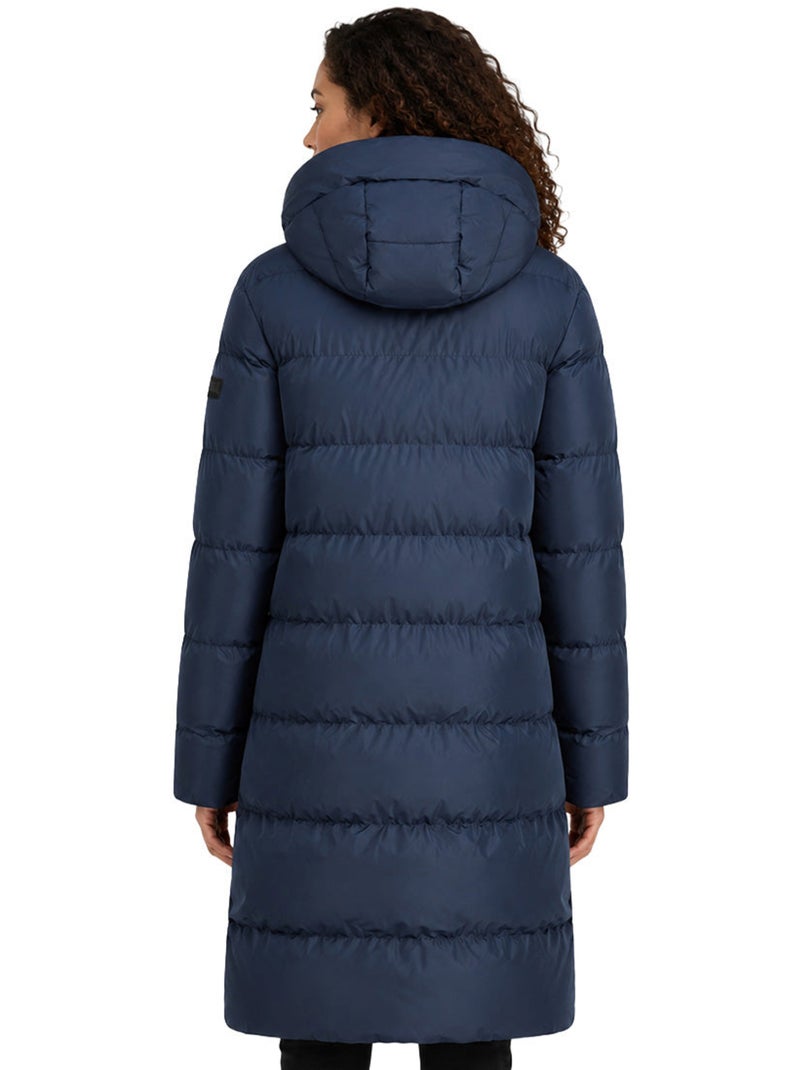 Parka comprida com capuz apriloral – kaporal Azul-marinho - Kiabi