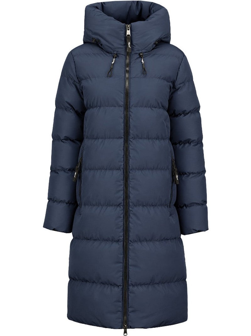 Parka comprida com capuz apriloral – kaporal Azul-marinho - Kiabi
