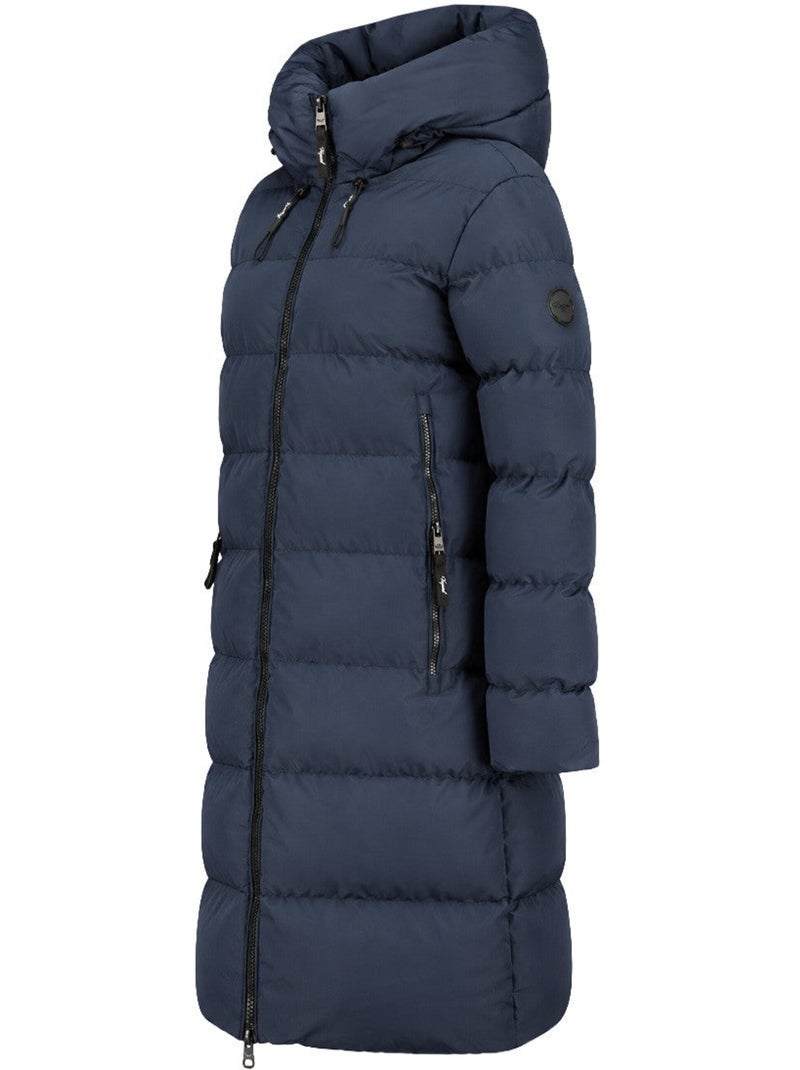 Parka comprida com capuz apriloral – kaporal Azul-marinho - Kiabi