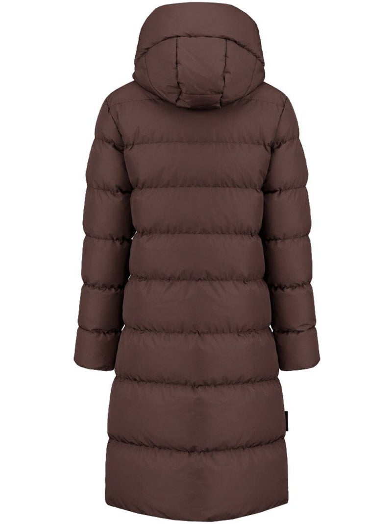 Parka comprida com capuz apriloral – kaporal Castanho-escuro - Kiabi