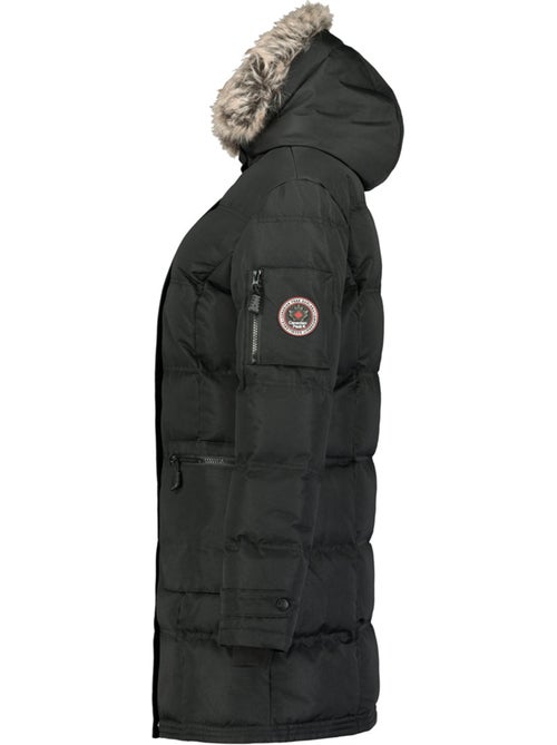 Parka comprida com capuz e pelo sintético axelus – canadian peak - Kiabi Parka comprida com capuz e pelo sintético axelus – canadian peak - Kiabi