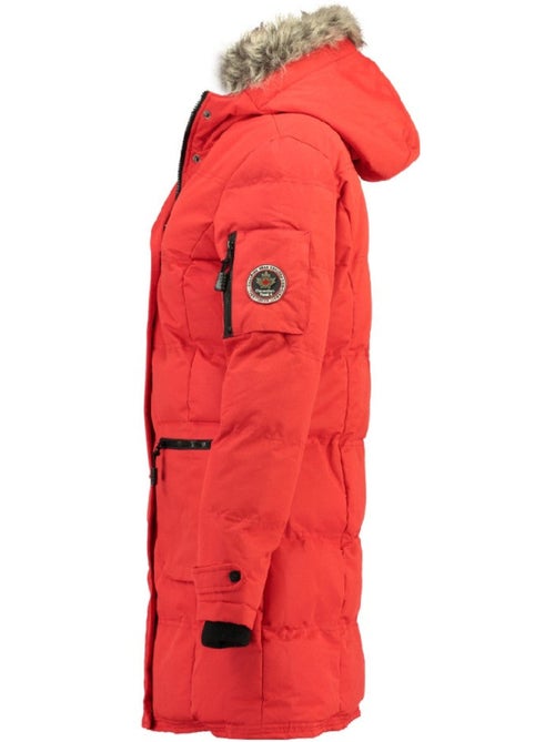 Parka comprida com capuz e pelo sintético axelus – canadian peak - Kiabi Parka comprida com capuz e pelo sintético axelus – canadian peak - Kiabi