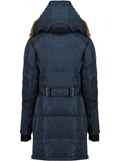 Parka comprida com capuz e pelo sintético beauty – canadian peak - Kiabi Parka comprida com capuz e pelo sintético beauty – canadian peak - Kiabi