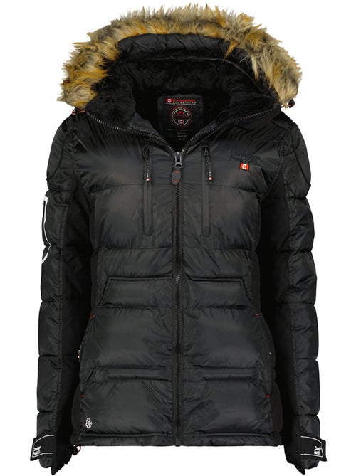 Parka comprida com capuz e pelo sintético bersileak – canadian peak - Kiabi Parka comprida com capuz e pelo sintético bersileak – canadian peak - Kiabi