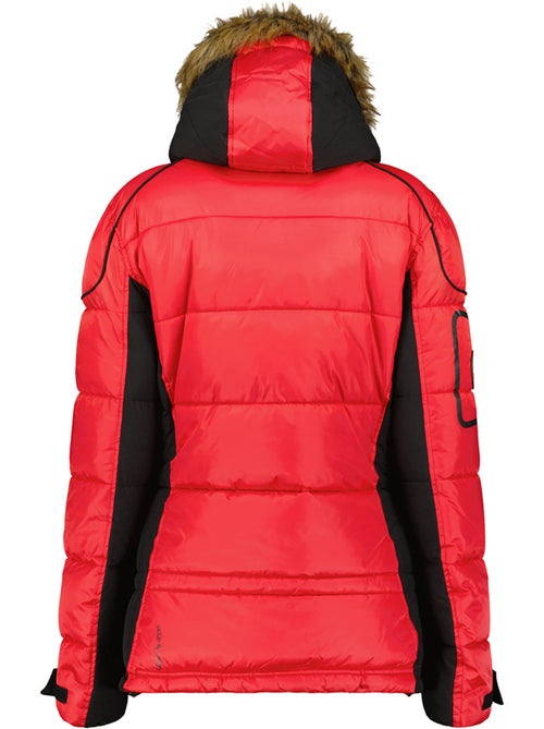 Parka comprida com capuz e pelo sintético bersileak – canadian peak - Kiabi Parka comprida com capuz e pelo sintético bersileak – canadian peak - Kiabi