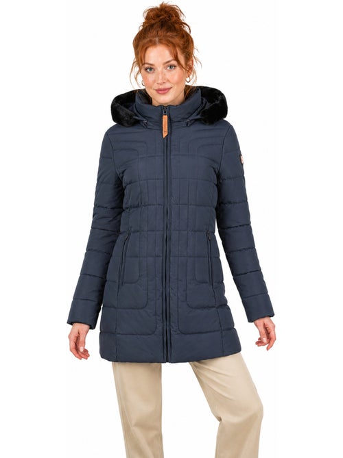 Parka comprida com capuz e pelo sintético braceleak – canadian peak - Kiabi Parka comprida com capuz e pelo sintético braceleak – canadian peak - Kiabi
