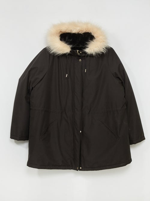 Parka comprida com capuz - Kiabi