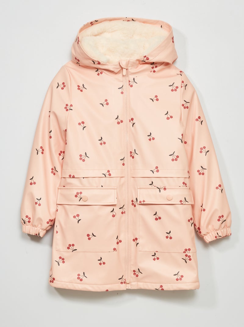 Parka comprida com capuz ROSA - Kiabi