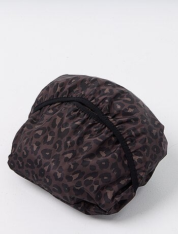 Parka comprida repelente de água com capuz