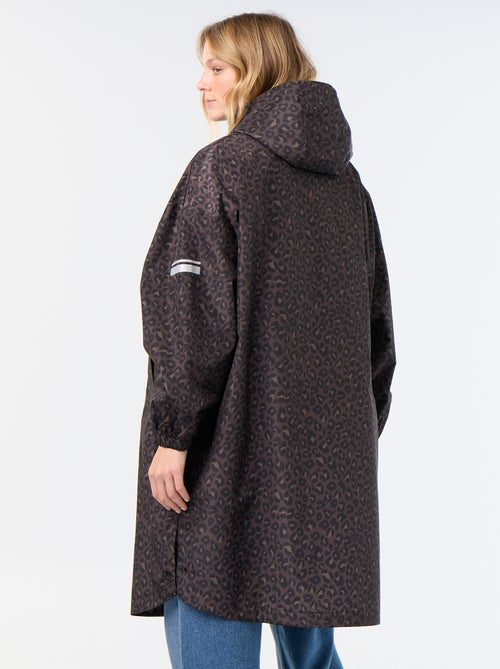 Parka comprida repelente de água com capuz - Kiabi Parka comprida repelente de água com capuz - Kiabi