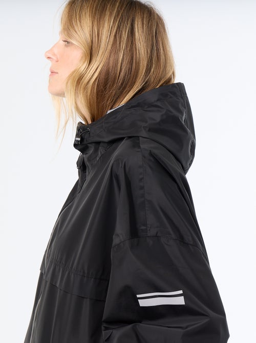 Parka comprida repelente de água com capuz - Kiabi Parka comprida repelente de água com capuz - Kiabi