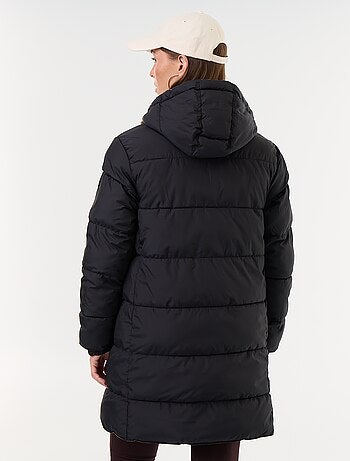 Parka comprida reversível