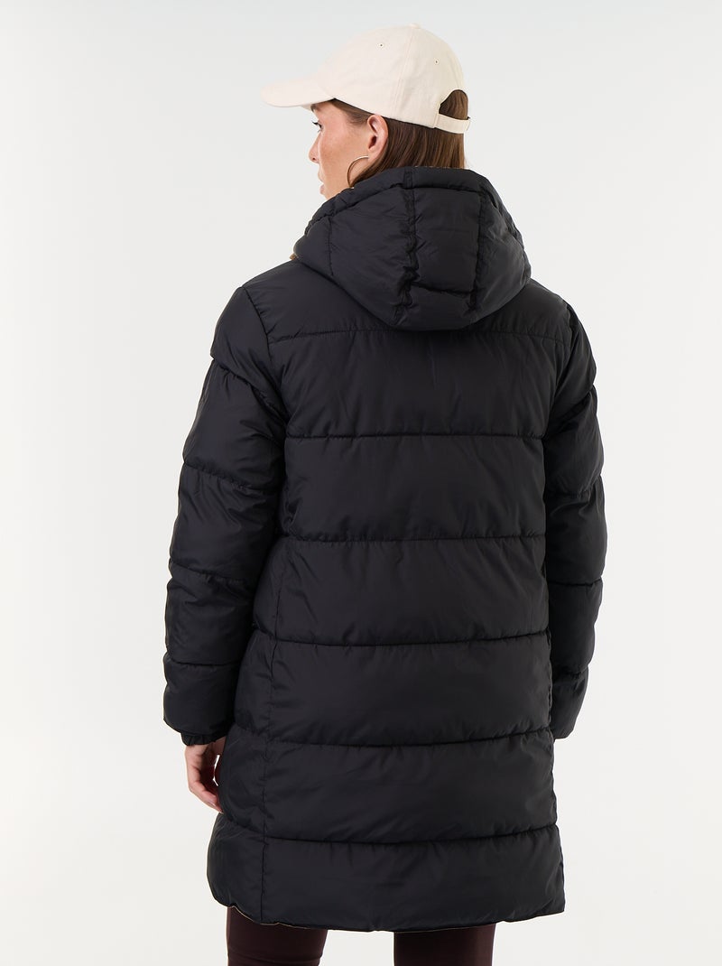 Parka comprida reversível Bege - Kiabi