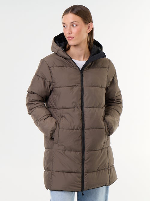 Parka comprida reversível - Kiabi Parka comprida reversível - Kiabi