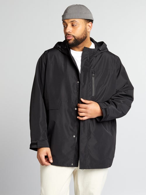 Parka curta com capuz - Kiabi