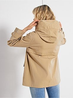 Parka curta impermeável - Kiabi