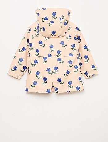 Parka de borracha com capuz