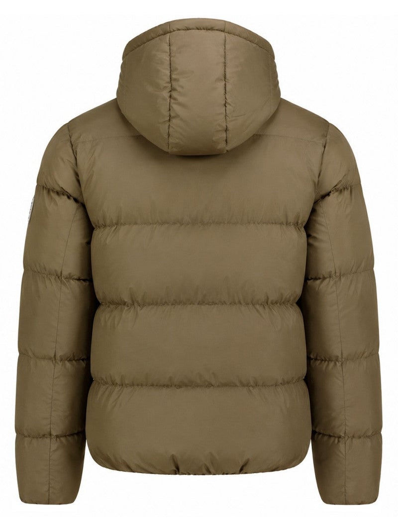 Parka de inverno com capuz ancelooral – kaporal Cáqui - Kiabi