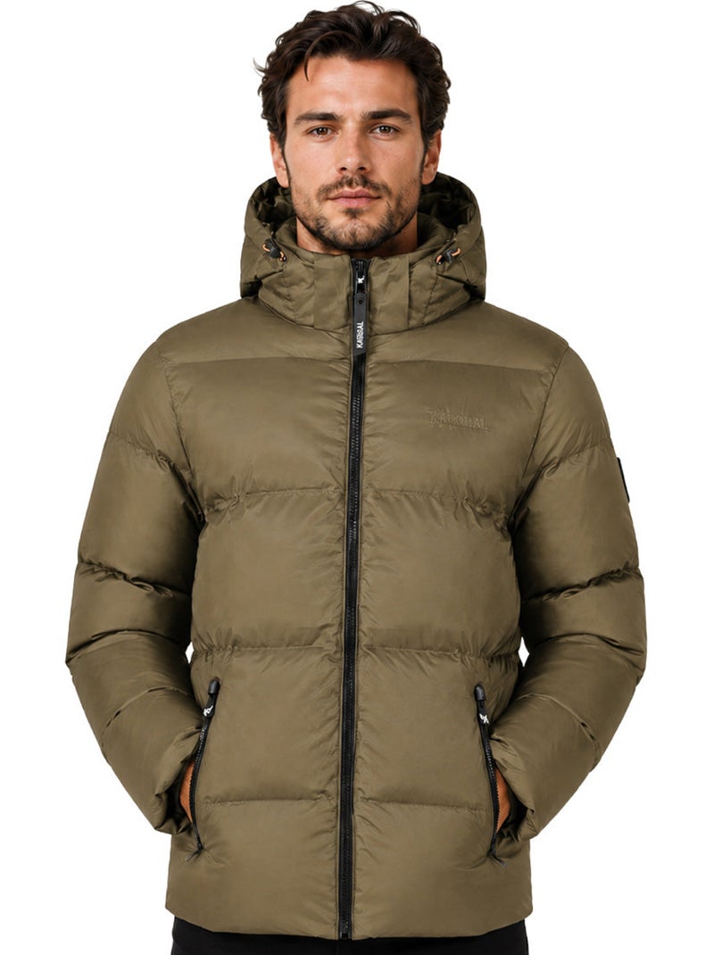 Parka de inverno com capuz ancelooral – kaporal Cáqui - Kiabi