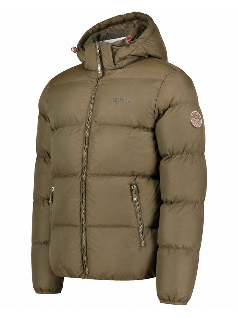 Parka de inverno com capuz ancelooral – kaporal Cáqui - Kiabi
