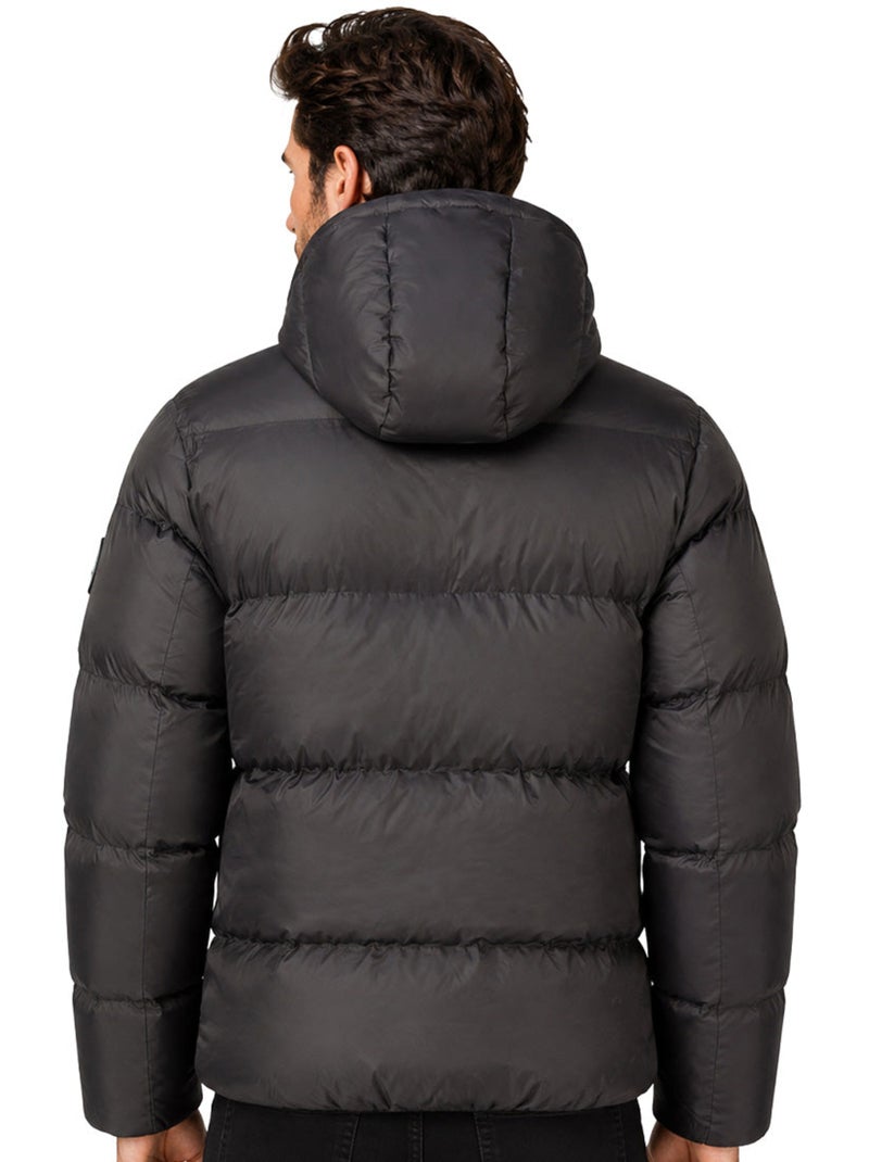 Parka de inverno com capuz ancelooral – kaporal Preto - Kiabi