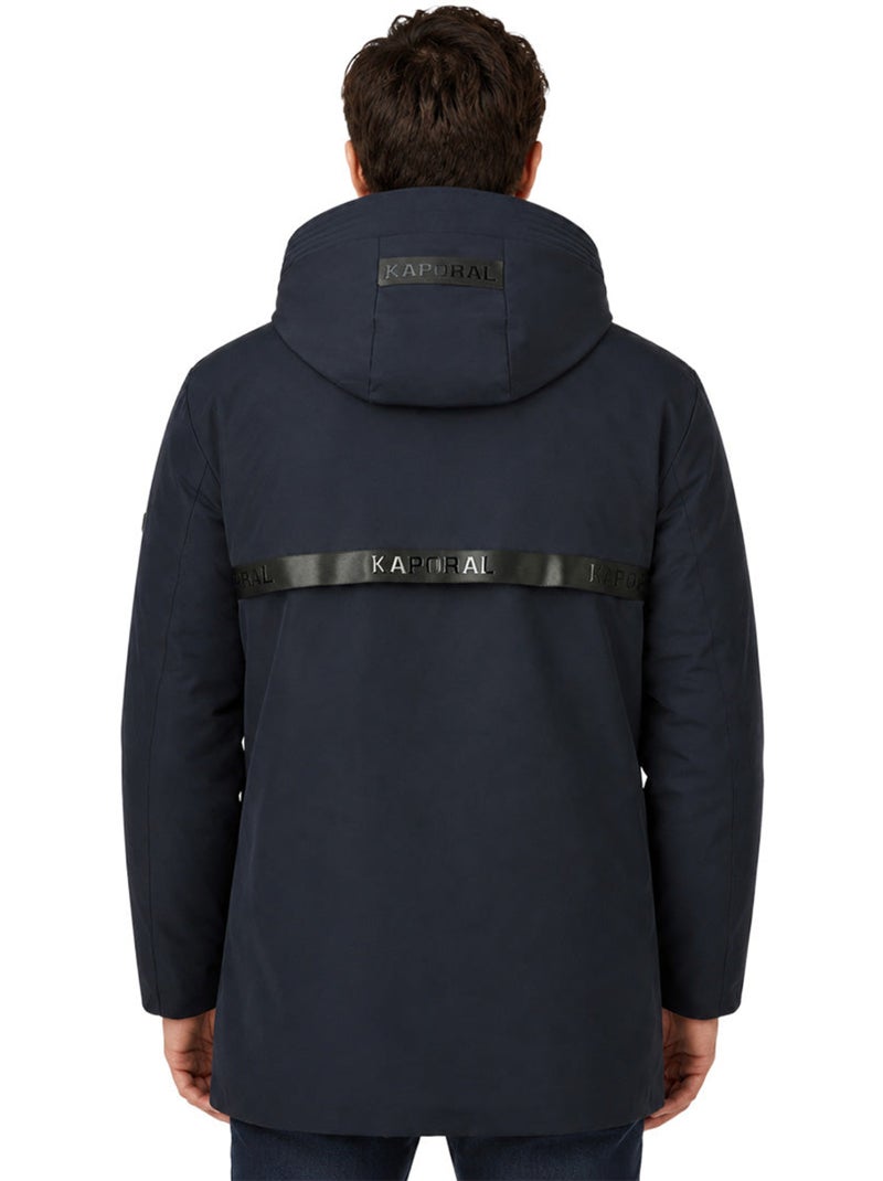 Parka de inverno com capuz bagageoral – kaporal Azul-marinho - Kiabi