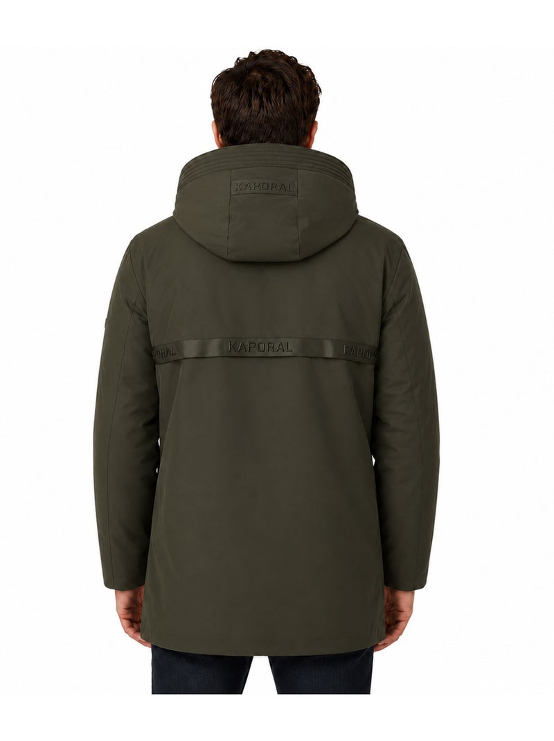 Parka de inverno com capuz bagageoral – kaporal Cáqui - Kiabi