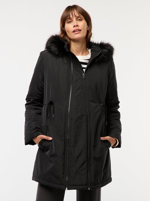 Parka de maternidade com detalhe de transporte de bebê - Kiabi