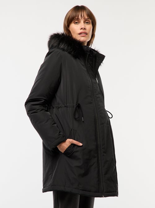 Parka de maternidade com detalhe de transporte de bebê - Kiabi