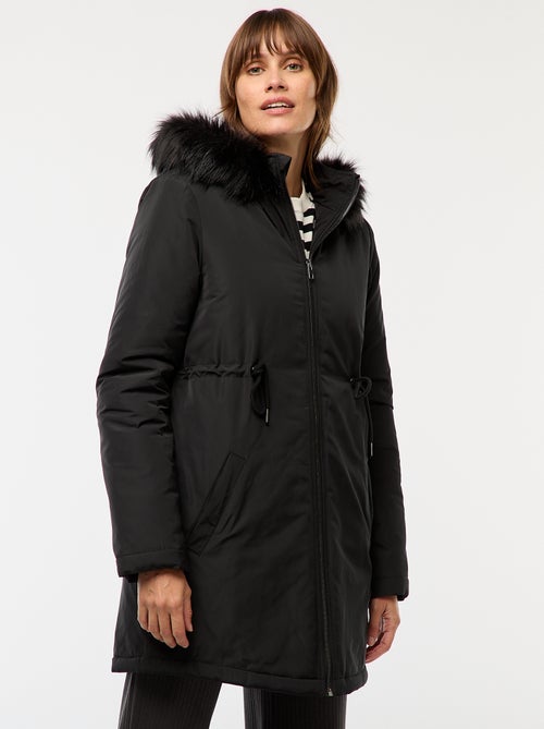 Parka de maternidade com detalhe de transporte de bebê - Kiabi