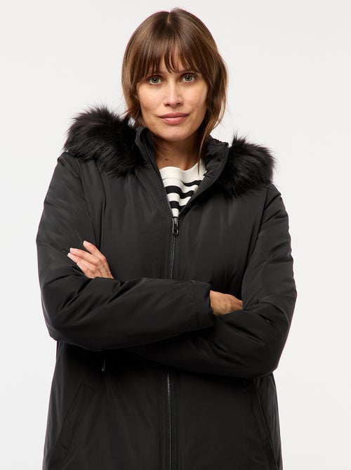 Parka de maternidade com detalhe de transporte de bebê - Kiabi