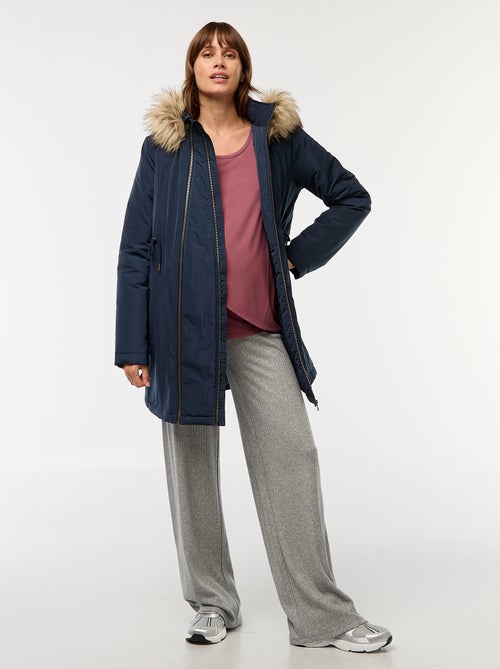 Parka de maternidade com detalhe para transportar o bebé - Kiabi