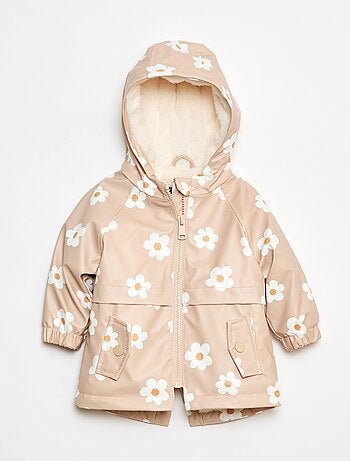Parka com estampado