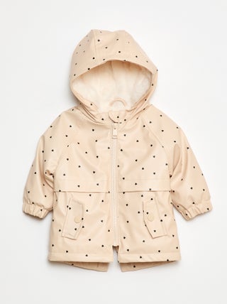 Parka estampada