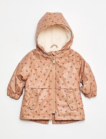 Parka com estampado