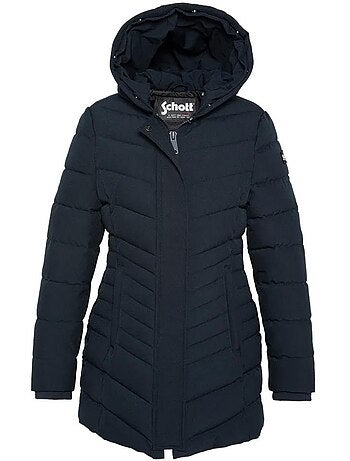Parka Feminina Schott Garden Azul-Marinho
