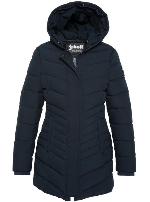 Parka Feminina Schott Garden Azul-Marinho - Kiabi Parka Feminina Schott Garden Azul-Marinho - Kiabi