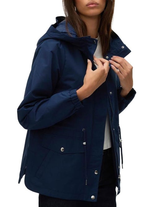 Parka Feminina Vero Moda Paisley Azul-Marinho - Kiabi Parka Feminina Vero Moda Paisley Azul-Marinho - Kiabi