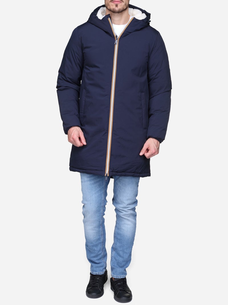 Parka forrada - Mentex Azul escuro - Kiabi