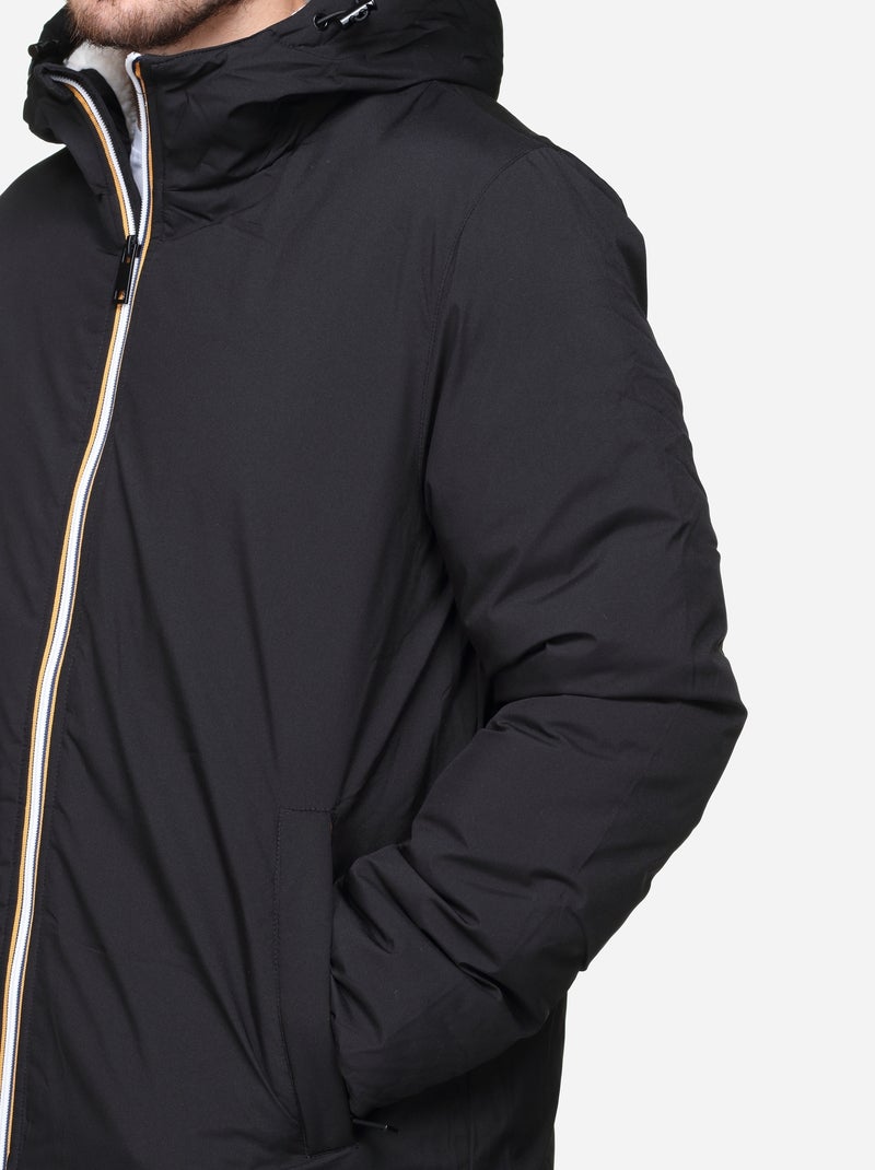 Parka forrada - mentex Preto - Kiabi