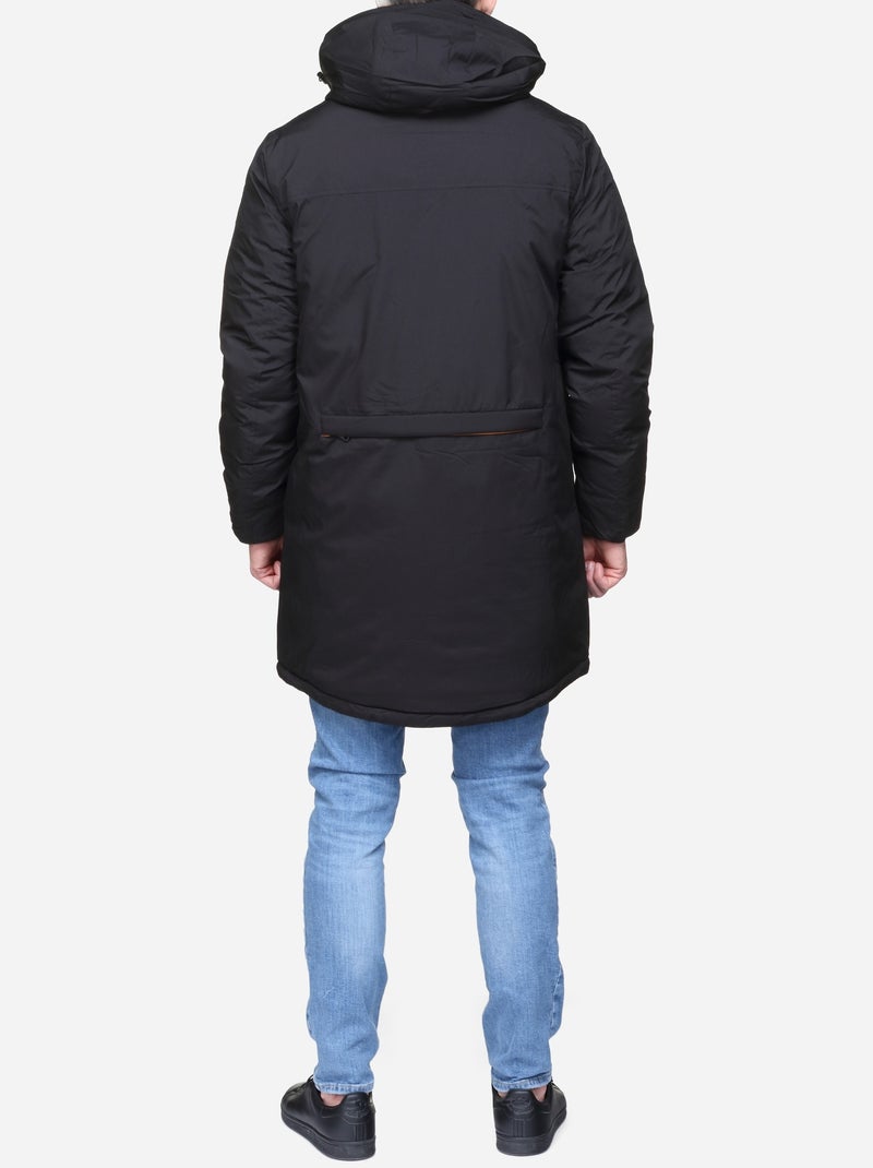 Parka forrada - mentex Preto - Kiabi